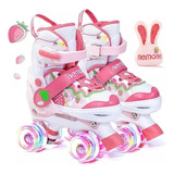 Patins Infantil Morango Quad