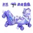 Patins Infantil Quad 4 Rodas Roller   Kit Proteção Completo