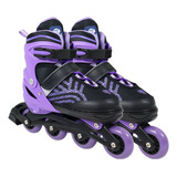 Patins Inline Flexx 3 0 Ajustável N 29 32 Roxa Bel