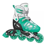 Patins Inline Infantil Glitter 32 Ao