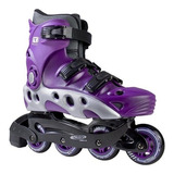 Patins Inline Roller Traxart Spectro Roxo