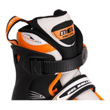 Patins Inline Rollers Bxtreme Abec 7 Alum 42 Laranja