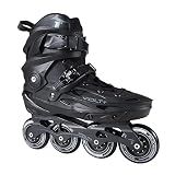 patins inline traxart profissional freestyle preto