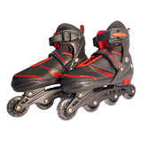 Patins Juvenil Ajustável Com Luz Led Bh Store 39   42