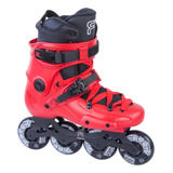 Patins Profissional Fr1 80 Red rodas Pretas 