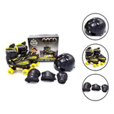 Patins Quad Infantil Preto