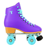 Patins Quad Traxart Foxxy Roxo 58mm X 32mm Abec 5