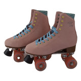 Patins Quad Traxart Glitter Rosa Novo