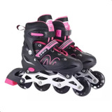 Patins Roller In Line Ajustável 26 31 31 36 37 40 Led 