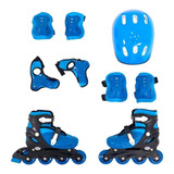 Patins Roller Infantil Azul
