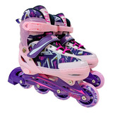 Patins Roller Inline Tamanho Ajustável 34