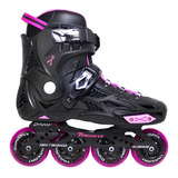 Patins Traxart Freestyle Dynamix Rosa Rose Roller Inline