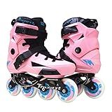 Patins Traxart Freestyle Revolt Rose Rodas 80mm ABEC 9