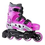 Patins Traxart Inline Spectro Rosa Roller Abec 5 Rodas 72mm  40 41 9  Rosa 