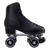 Patins Traxart Quad Klassic Preto Abec5 Base Alumínio meia