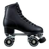 Patins Traxart Quad Klassic Preto Abec5 Base Alumínio meia