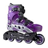 Patins Traxart Spectro Roxo Inline Recreação - 72mm Abec-5