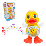 Pato Dançante Brinquedo Musical Dança Anda Mexe Luz E Som