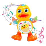 Pato Dançarino Brinquedo Musical Dança Anda Mexe Luz E Som