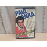 Paul Anka-20 Greatest Hits-orig. Imp. Excel. Estado Fita K 7