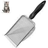 Pazinha Coletora De Fezes Aço Inox Para Gatos Pá Higiênica De Areia Para Gatos Peneira De Areia Para Gatos E Substratos Colheres De Areia Peneira Para Animais