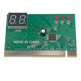Pc Analyzer Testador Placa Mãe Diagnóstico Pci 2 Digitos