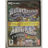 Pc Cd Rom Roller Coaster Tycoon 3 Gold Edition (ticoon3 Wild