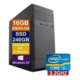 Pc Computador Cpu Core I5 3470 Ssd 240gb 16gb Memória Ram