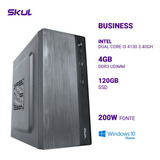 Pc Core I3 4130 3.40ghz 4gb Ddr3 Ssd 120gb 200w Windows