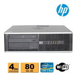 Pc Cpu Hp Compaq 8000 Core 2 Duo 4gb Ddr3 Hd 80gb Wifi