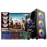 PC GAMER AMD RYZEN 5 5600GT A520M 16GB 3200 NVME 500GB 500W BIVOLT GABINETE GAMER 3 FANS MONITOR 21 5 100HZ HDMI TECLADO E MOUSE GAMER RGB