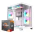 Pc Gamer Aquario Branco Ryzen 5 5500 Rtx3050 Ssd 512gb 16gb
