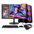 Pc Gamer Completo Bluepc Pulse Amd Ryzen 5 5600gt 16gb Ddr4 Radeon Vega 7 Ssd 480gb Fonte 500w Monitor 20 E Kit Gamer Completo   Pgbp 2050pu