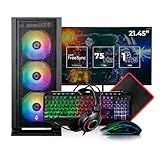 PC Gamer Completo Mancer AMD Ryzen 5 4600G 16GB DDR4 SSD 480GB Monitor 21 