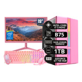 Pc Gamer Completo Rosa