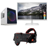 Pc Gamer Core I5 Branco Rx 570 8gb Monitor Branco