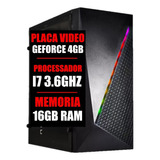 Pc Gamer Intel I7 3.6ghz / Geforce 4gb / 16gb Ram / Ssd 480g