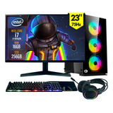 Pc Skill 3green Intel I5 10400f 8gb 256gb Gt 610 Monitor 20
