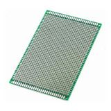 Pcb Placa Fenolite Perfurada 8x12 Cm Dupla Face
