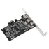 Pci - E 3 Portas 1394a 1394b Cartão Expansão Firewire