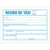 Pct 10 Talão Recibo De Táxi Com 50 Fls