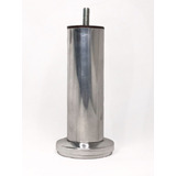 Pé Aluminio Sofás Estofados 10 Cm Altura Al67 Kit 6 Pés