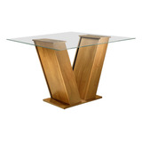 Pé Base Para Mesa De Jantar Até 1 60 X 0 80 Tampo Vidro 8mm
