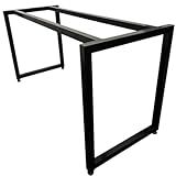 Pe Base Pra Mesa Com 2 Travessas Premium Super Reforçadas Preto-Dourado -Preto-