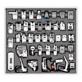 Pé Calcador Sapatilha Kit 42 Peças Máquina Doméstica Todas