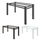 Pé De Mesa De Jantar Tampo Pedra Madeira Vidro Granito 1 20