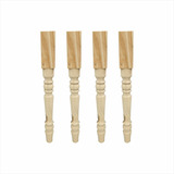 Pé De Mesa Torneado Kit Com 8 Pés De 60cm