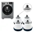 Pé Máquina Lava E Seca Nivelador LG Electroluc 4pc