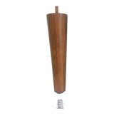 Pé Palito 20cm Com Parafuso 5 16 Imbúia Amendoa Puff Recamier Sofá Poltrona Mesa Banco Bucha Americana 20mm