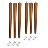 Pé Palito 3 De 50cm E 3 De 60cm Chapa Suporte Inclinação